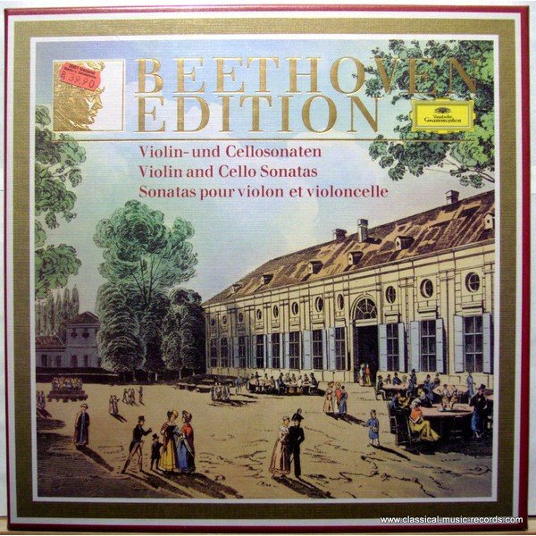 Beethoven* - Beethoven Edition 1977: Violin- Und Cellosonaten (Box + 8xLP)