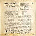 Dinu Lipatti - Piano Recital: Bach, Scarlatti, Chopin, Ravel (LP, Mono)