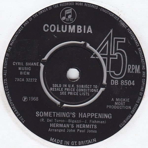 Herman's Hermits - Something's Happening  (7