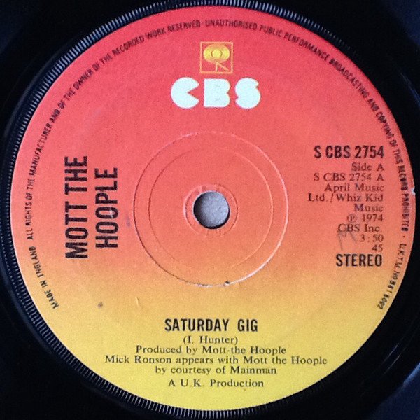Mott The Hoople - Saturday Gig (7