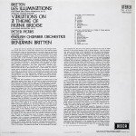 Britten*, Pears*, English Chamber Orchestra - Les Illuminations / Variations On A Theme Of Frank Bridge (LP, RP)