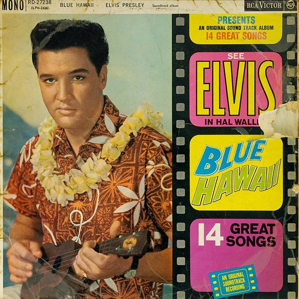 Elvis Presley - Blue Hawaii (LP, Mono, RE)