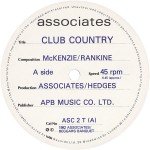 Associates* - Club Country (12