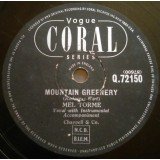Mel TormÃ© - Mountain Greenery / Jeepers Creepers (Shellac, 10