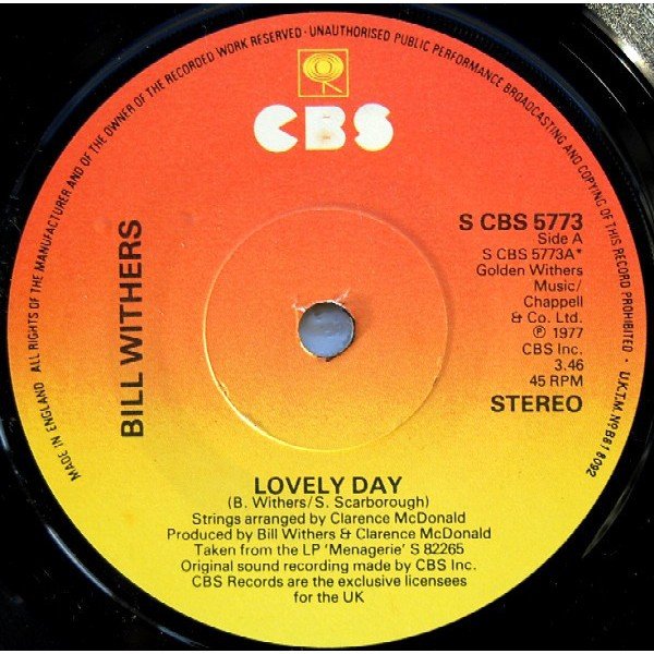 Bill Withers - Lovely Day (7