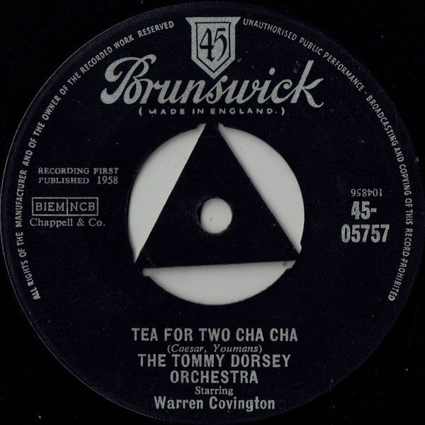 The Tommy Dorsey Orchestra* Starring Warren Covington - Tea For Two Cha Cha (7