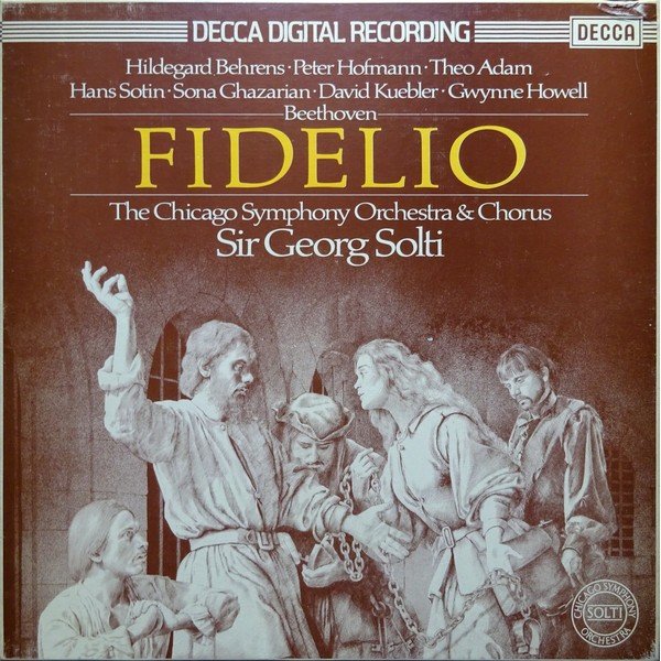 Beethoven* - Behrens* â€¢ Hofmann* â€¢ Sotin* â€¢ Adam* â€¢ Ghazarian* â€¢ Kuebler* â€¢ Howell* â€¢ The Chicago Symphony Orchestra & Chorus*, Sir Georg Solti* - Fidelio (3xLP, Album + Box)