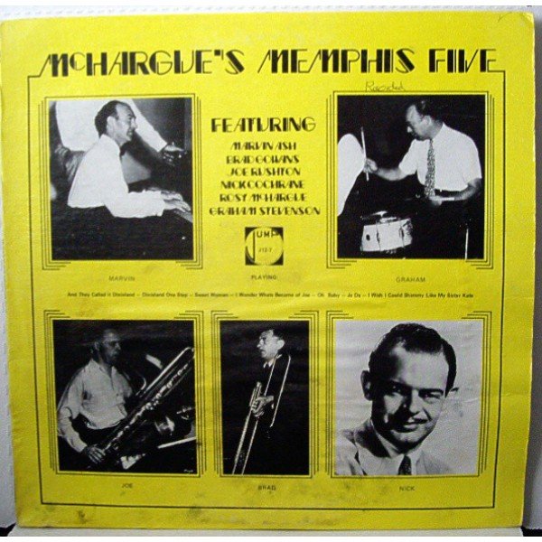 McHargue's Memphis Five - Jump With McHargue's Memphis Five  (LP)