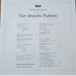 Thomas Stoltzer, Capella Antiqua MÃ¼nchen, Konrad Ruhland - Die Vier Deutschen Psalme / The Four German Psalms / Les Quatre Psaumes Allemands (2xLP, Box)