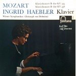 Mozart*, Ingrid Haebler, Wiener Symphoniker, Christoph von Dohnányi - Klavierkonzert B-Dur KV 595, Klavierkonzert B-Dur KV 456 (LP)