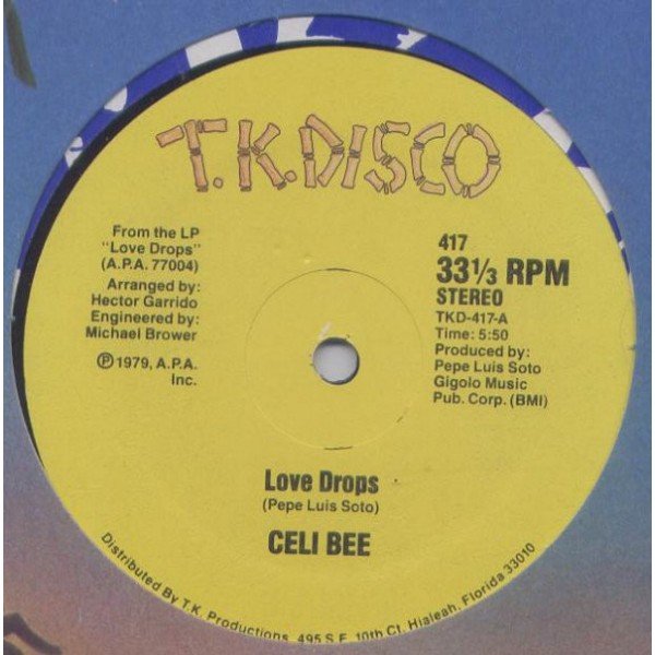 Celi Bee - Love Drops / Can't Let You Go (12