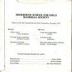 Sherborne School For Girls Madrigal Society - Sherborne School For Girls Madrigal Society (7