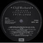 Cliff Richard - Private Collection (1979 - 1988) (2xLP, Comp)