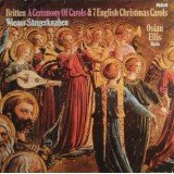 Britten* - Die Wiener SÃ¤ngerknaben, Osian Ellis - A Ceremony Of Carols / Seven English Christmas Carols (LP)
